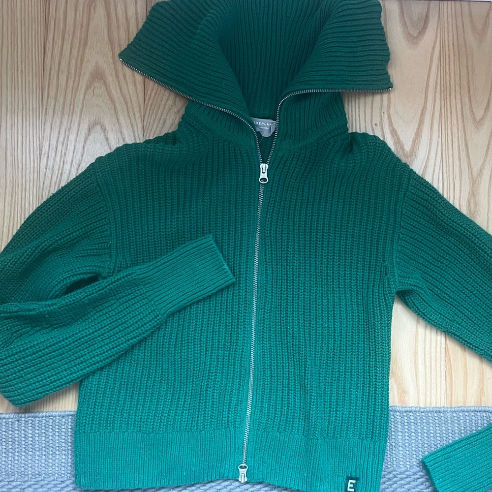 Everlane zip up sweater XS